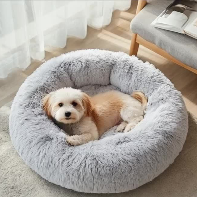 Dog & Cat Donut Bed