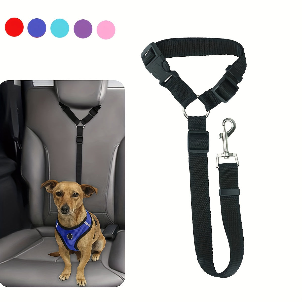 Dog Seat Belt Tether