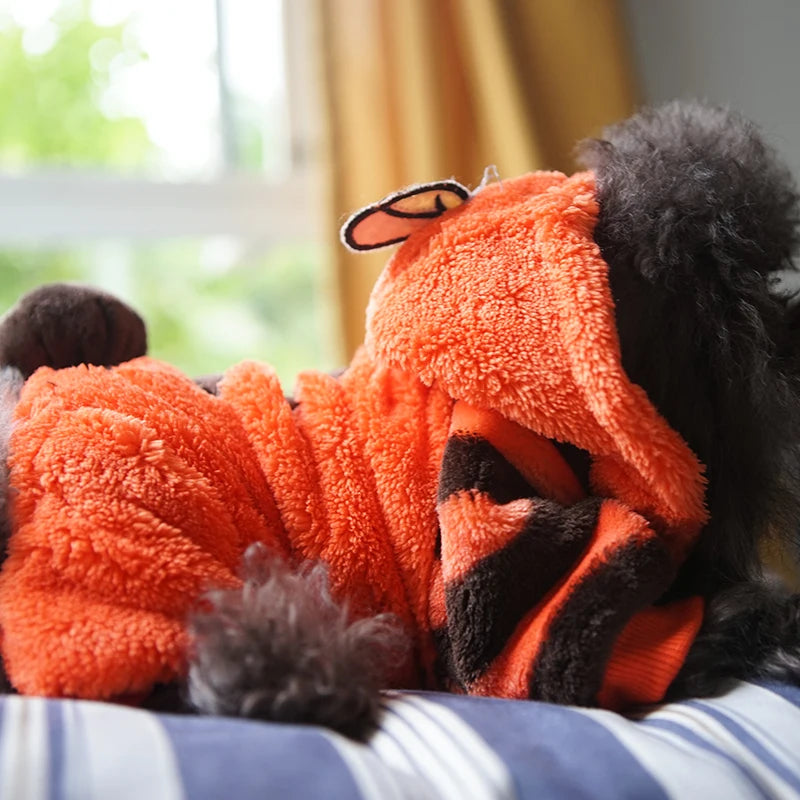 Petcircle Neue Heiße Verkauf Haustier Hund Kleidung Tiger Hund Winter Mäntel Warme Hund Hoodies Für Chihuahua Kleine Und Große Hund kostüme