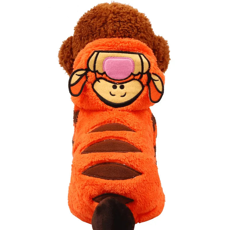 Petcircle Neue Heiße Verkauf Haustier Hund Kleidung Tiger Hund Winter Mäntel Warme Hund Hoodies Für Chihuahua Kleine Und Große Hund kostüme