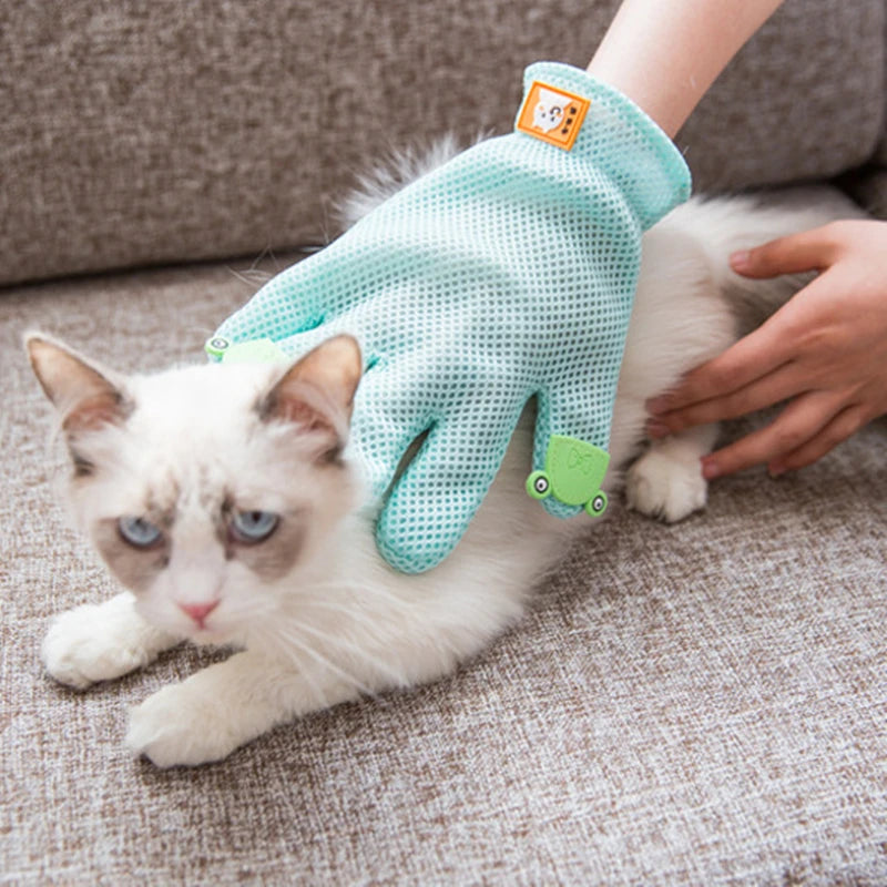 Gants de toilettage pour animaux de compagnie pour chats, chiens, épilateur, brosse de massage, grattoir pour chien, peigne pour chat, accessoires pour chats, gant de massage