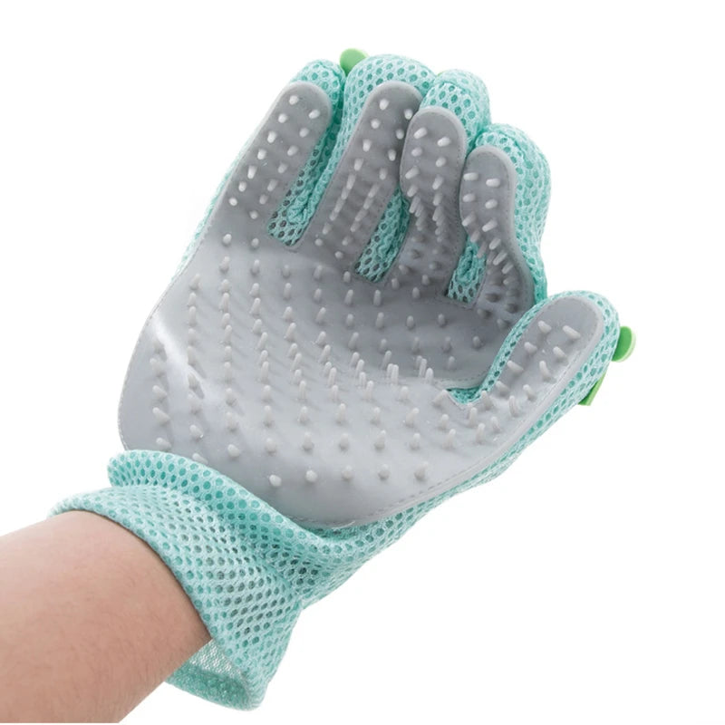 Gants de toilettage pour animaux de compagnie pour chats, chiens, épilateur, brosse de massage, grattoir pour chien, peigne pour chat, accessoires pour chats, gant de massage
