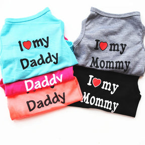 Roupa para Gatos I Love Mommy