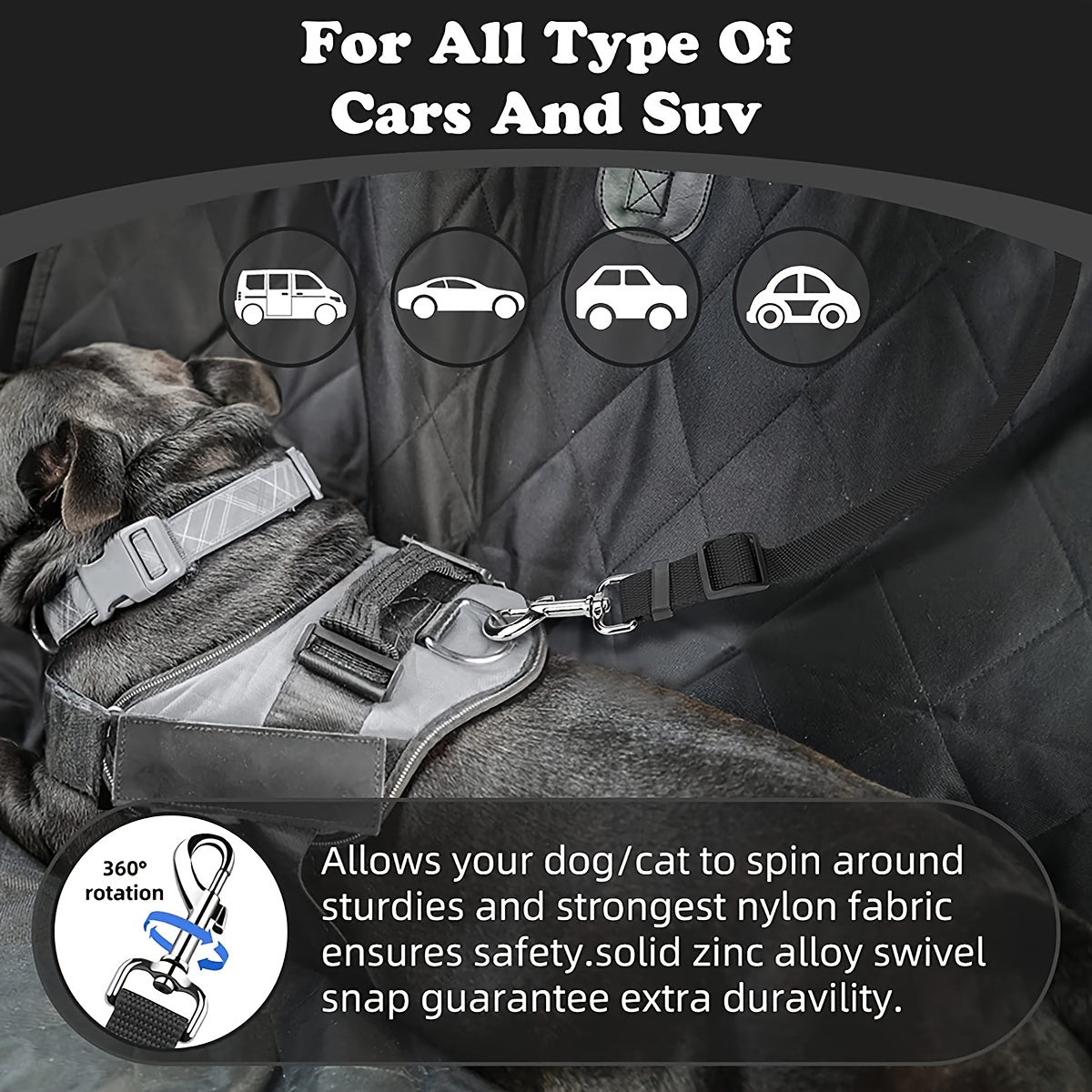 Dog Seat Belt Tether
