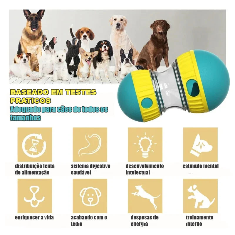 Dispenser de Ração Divertido - PetSnack Fun