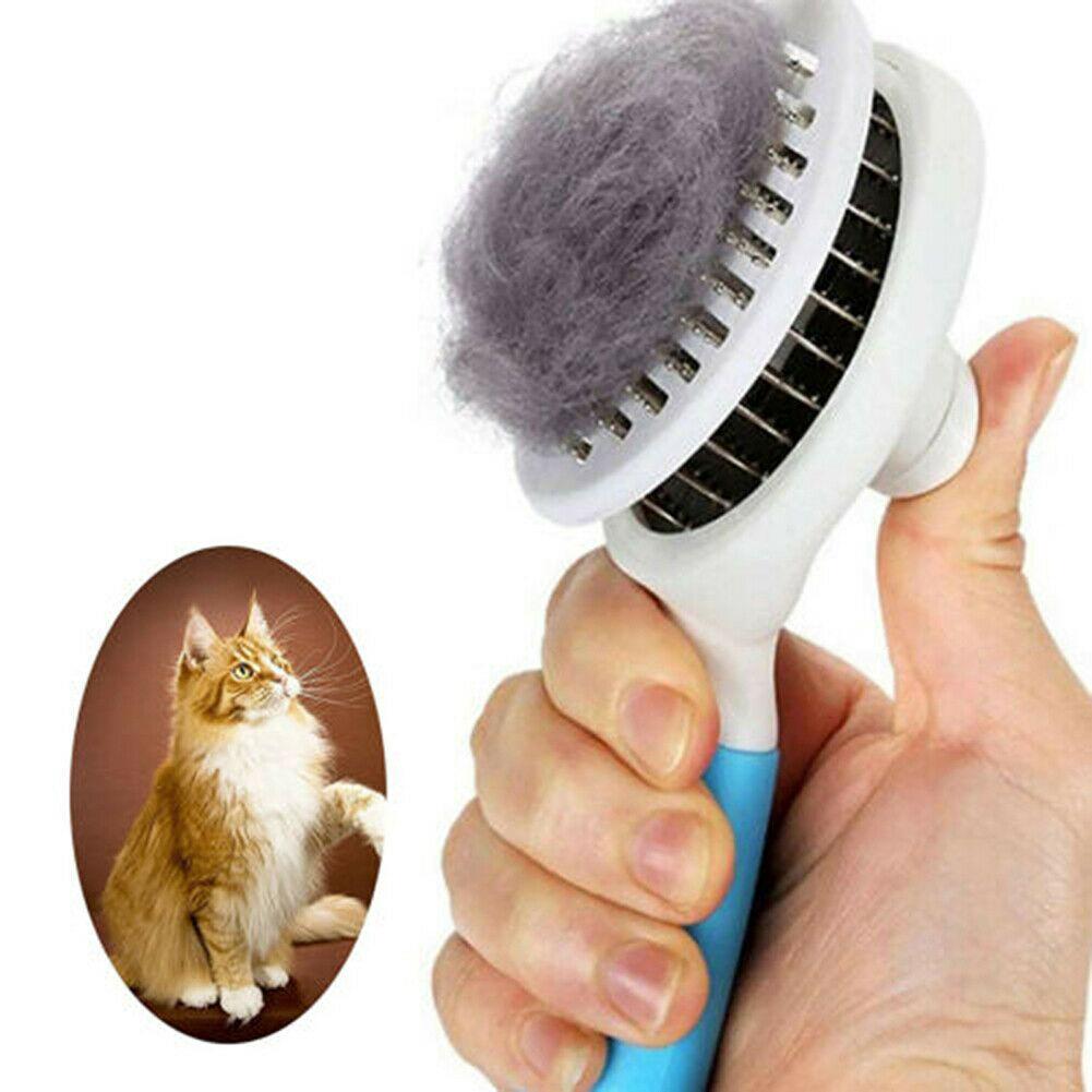 Pet Comb Escova em Aço Inoxidável